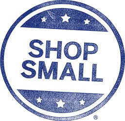 Shop Small Business Blue Large