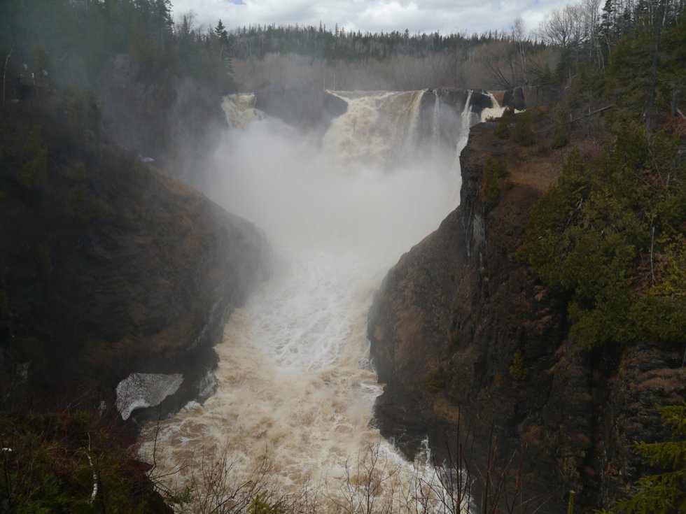 High Falls, Pigeon River: May 4, 2014