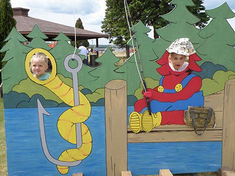 Kids' Activities at the Lake Trout Festival