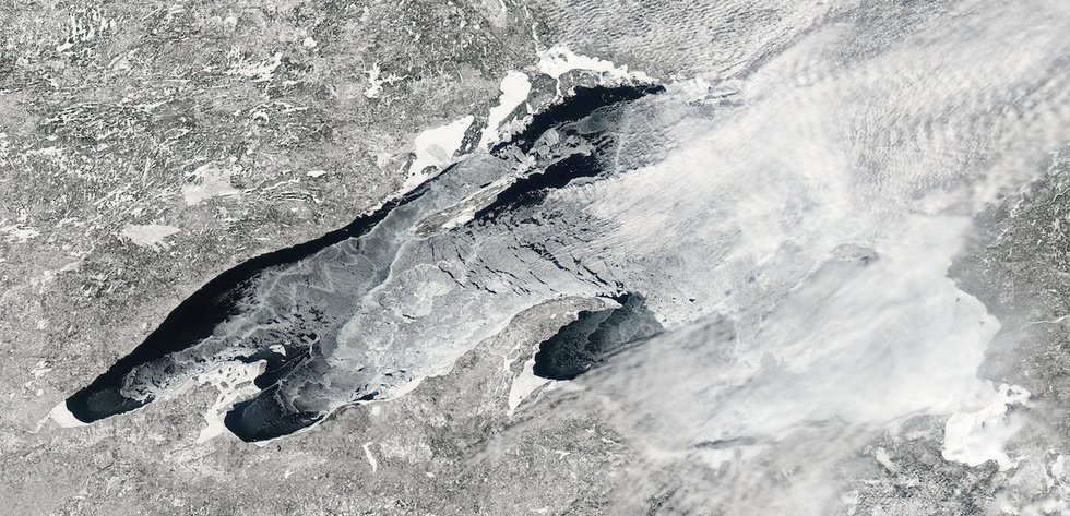 Lake Superior Ice Cover, March 6, 2015
