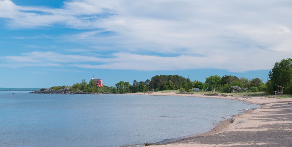 McCarty's Cove in Marquette was voted Best Beach on the Michigan shore in the 2015 Best of the Lake.