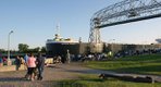 Visit Duluth - Boat under the Bridge in Canal Park