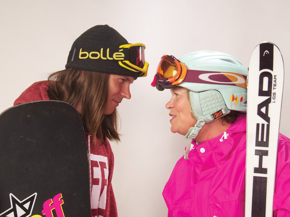 Snowsporting Mom &amp; Son Go Global