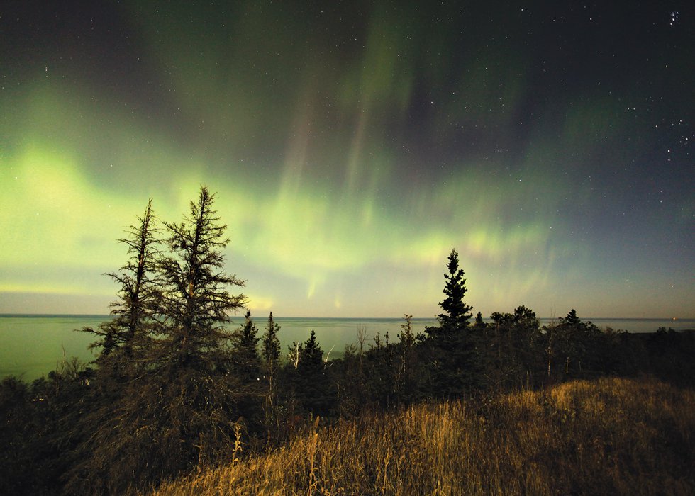 Northern Lights from Brockway Mountain