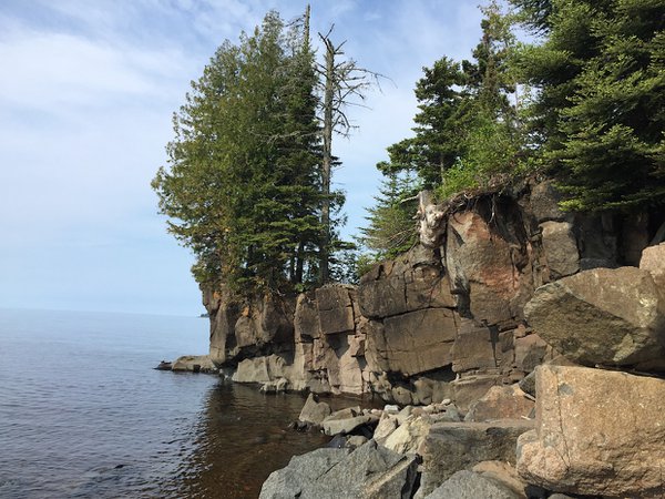 Lake Superior rocky shore