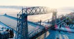 Aerial Lift Bridge - Winter